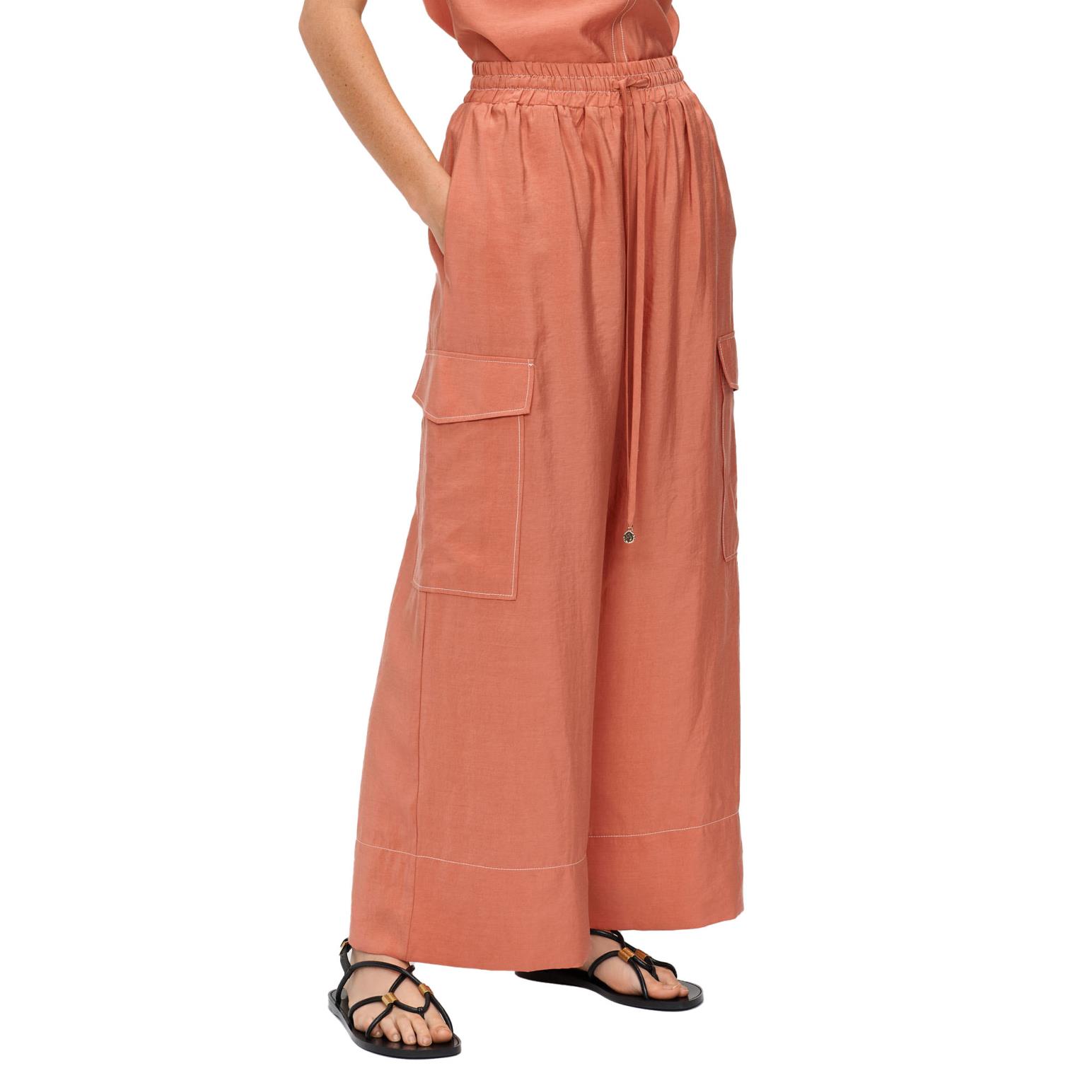 Veronika Maine Washed Tencel Wide Leg Pant